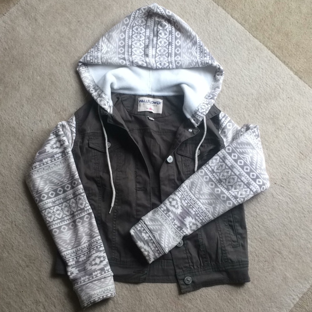 Army green fleece vest jacket